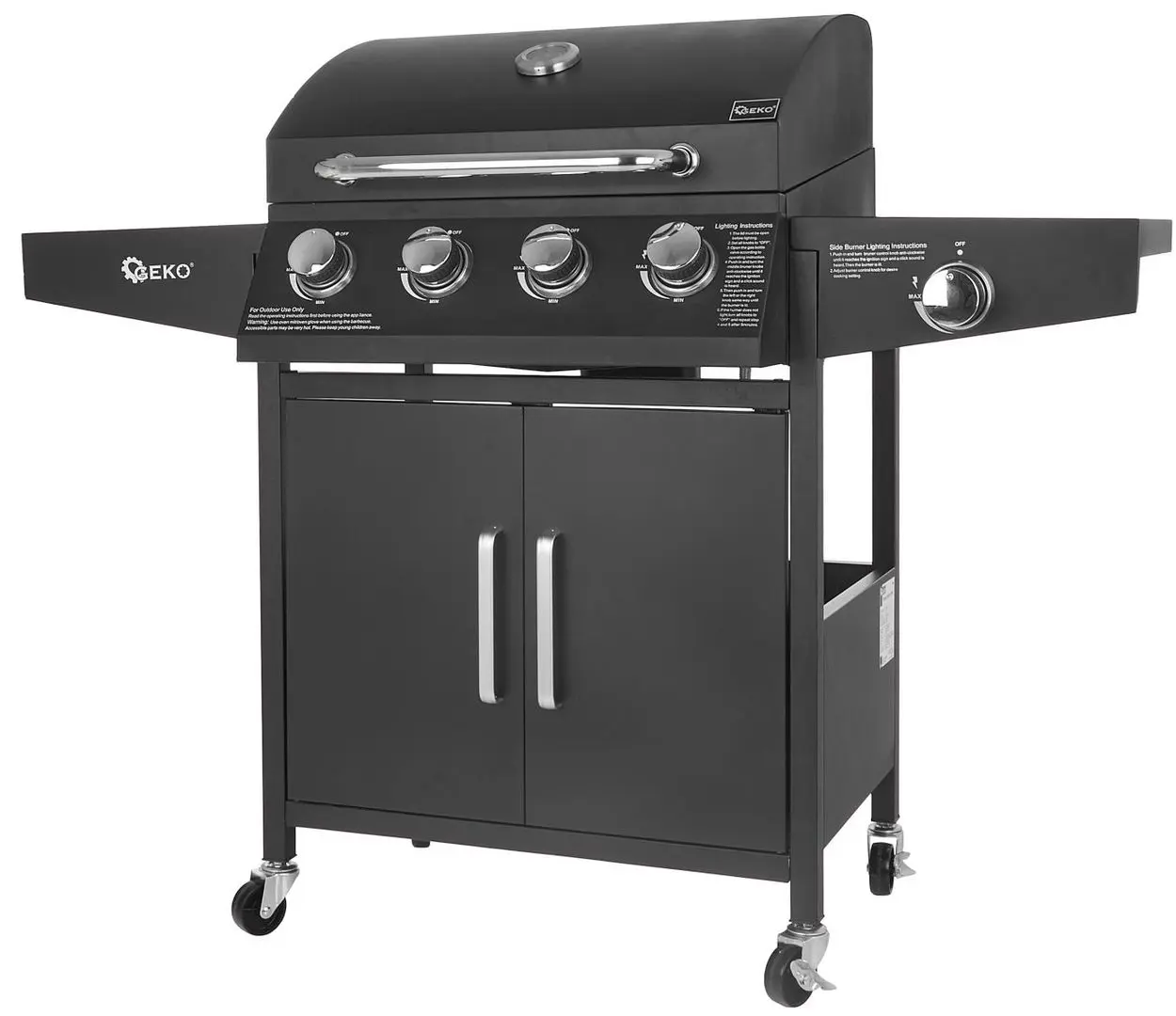 Gratar pe gaz Geko G80516 (Black) - 6