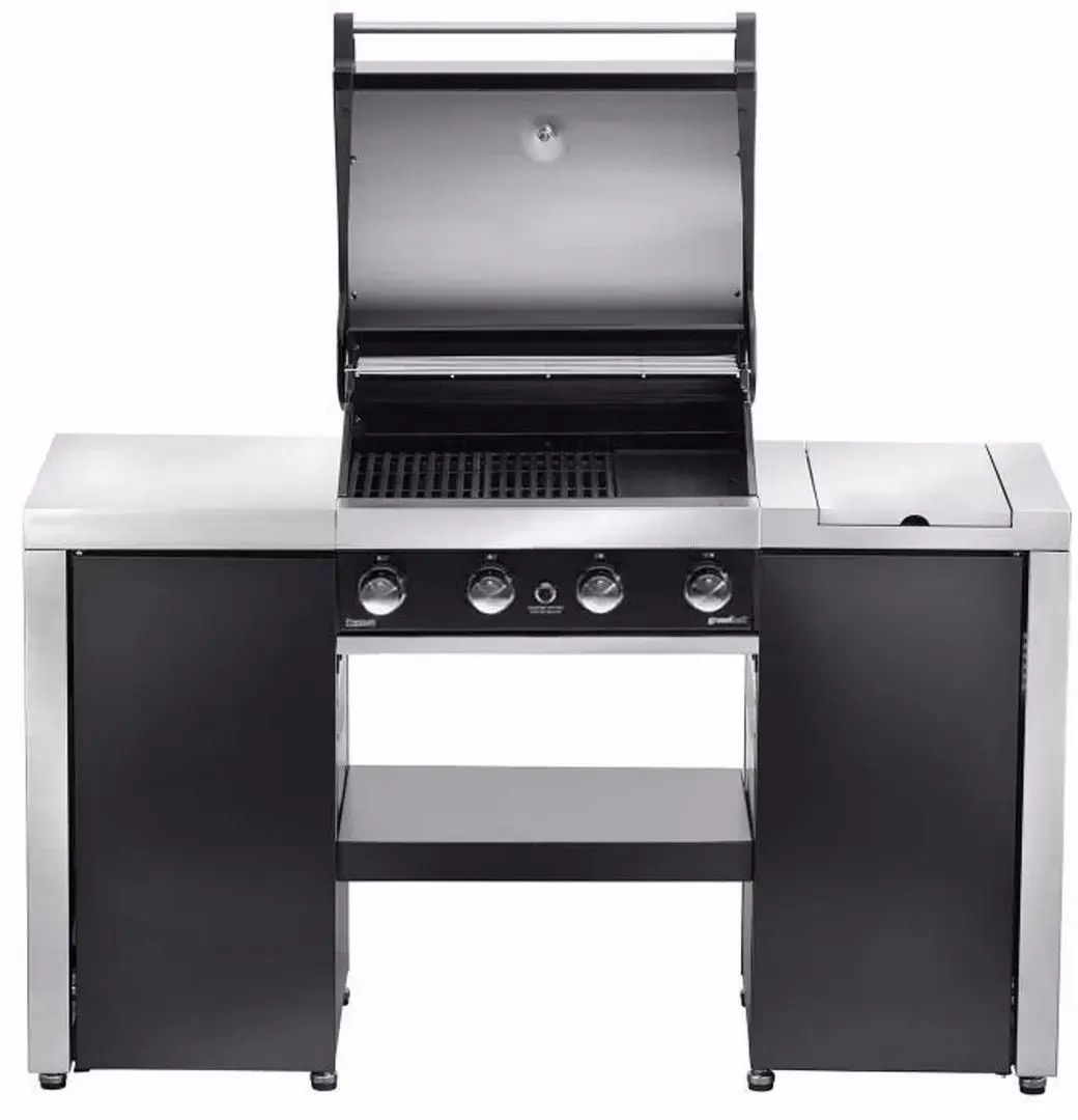 Гриль Grandhall Premium GT4 + K01000295A (Black/Silver)