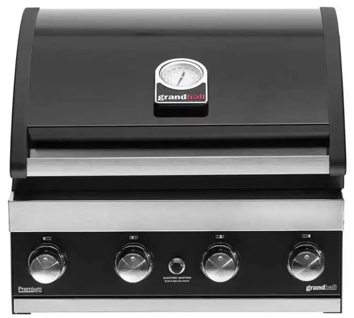 Гриль Grandhall Premium GT4 + K01000295A (Black/Silver)