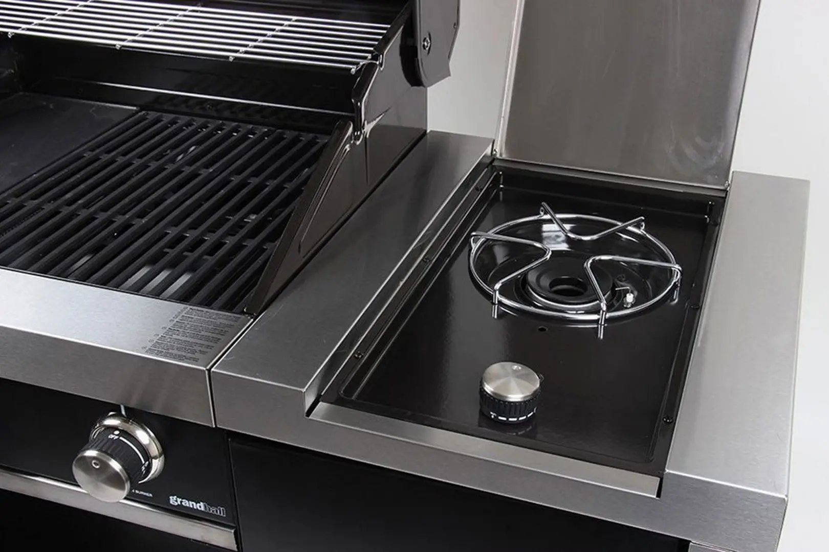 Гриль Grandhall Premium GT4 + K01000295A (Black/Silver)