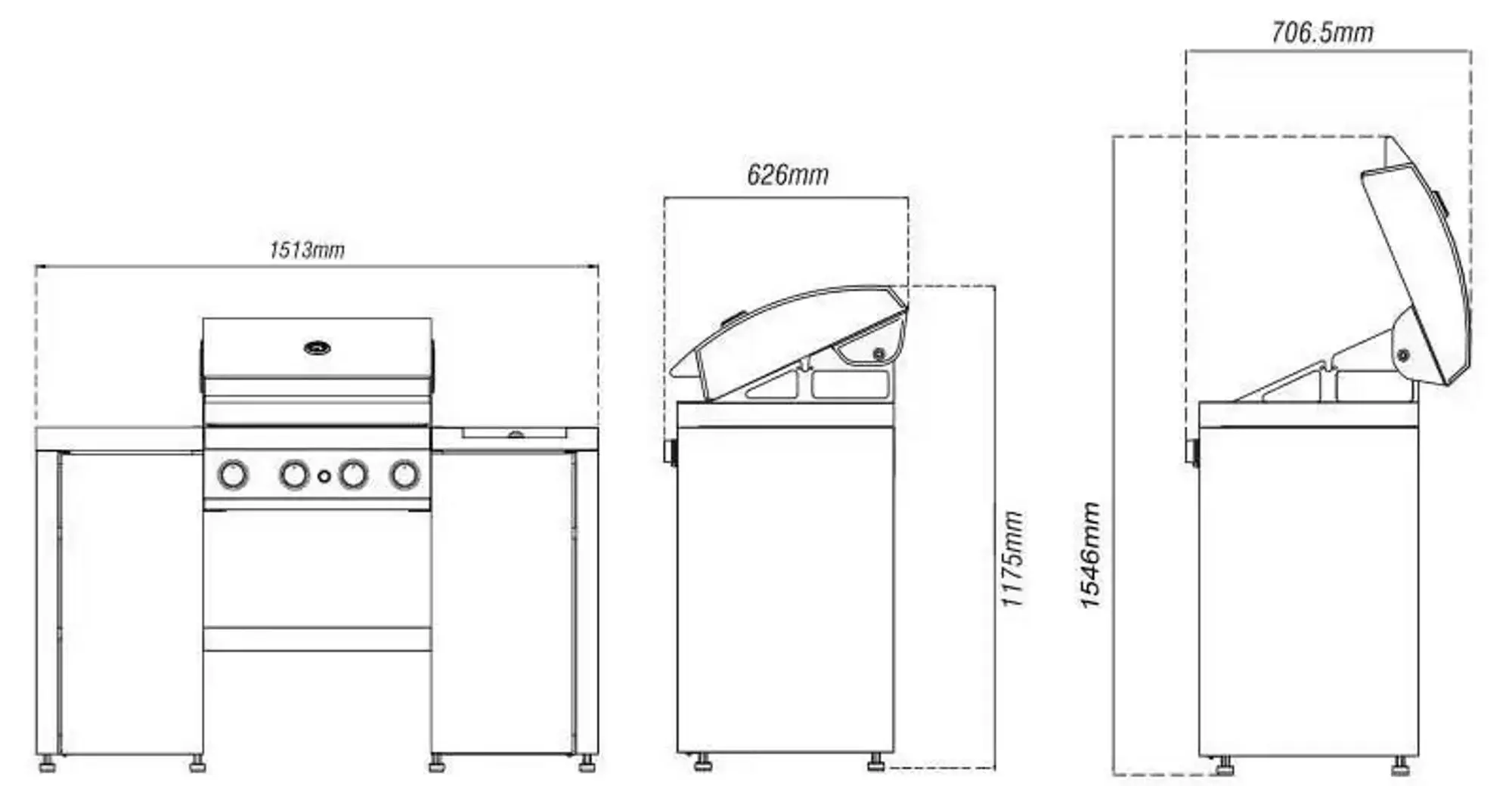 Гриль Grandhall Premium GT4 + K01000295A (Black/Silver)