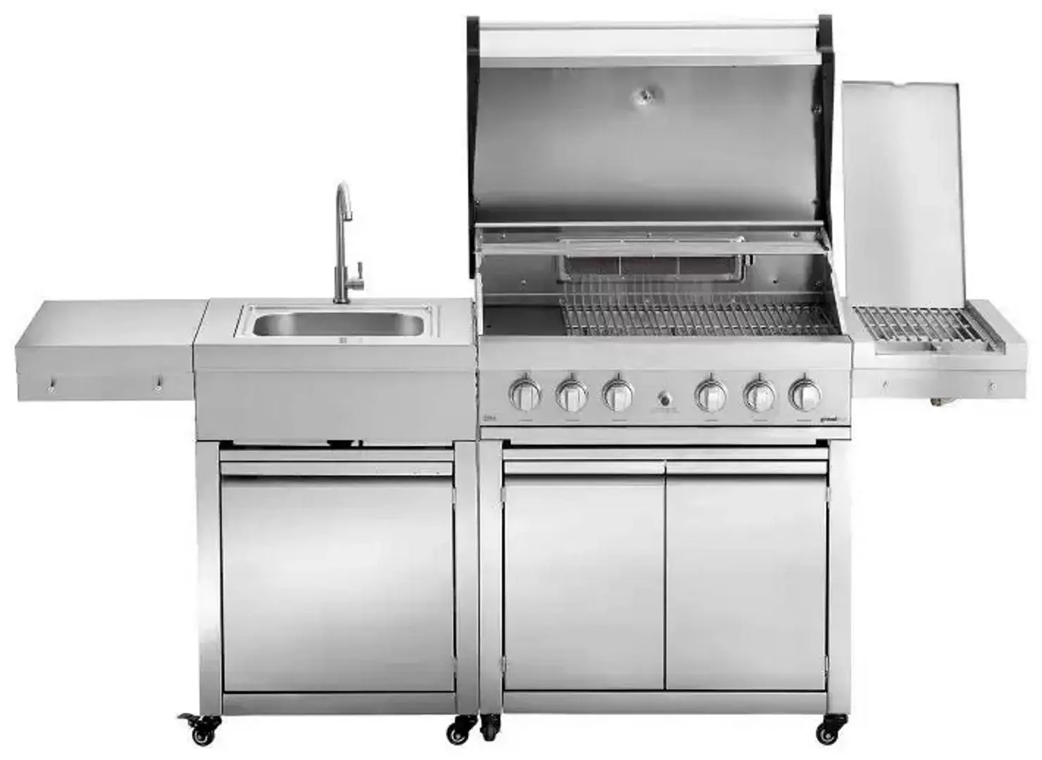 Гриль Grandhall Elite G5 K05000324A + K04000255A + K01000118A (Inox) - 10