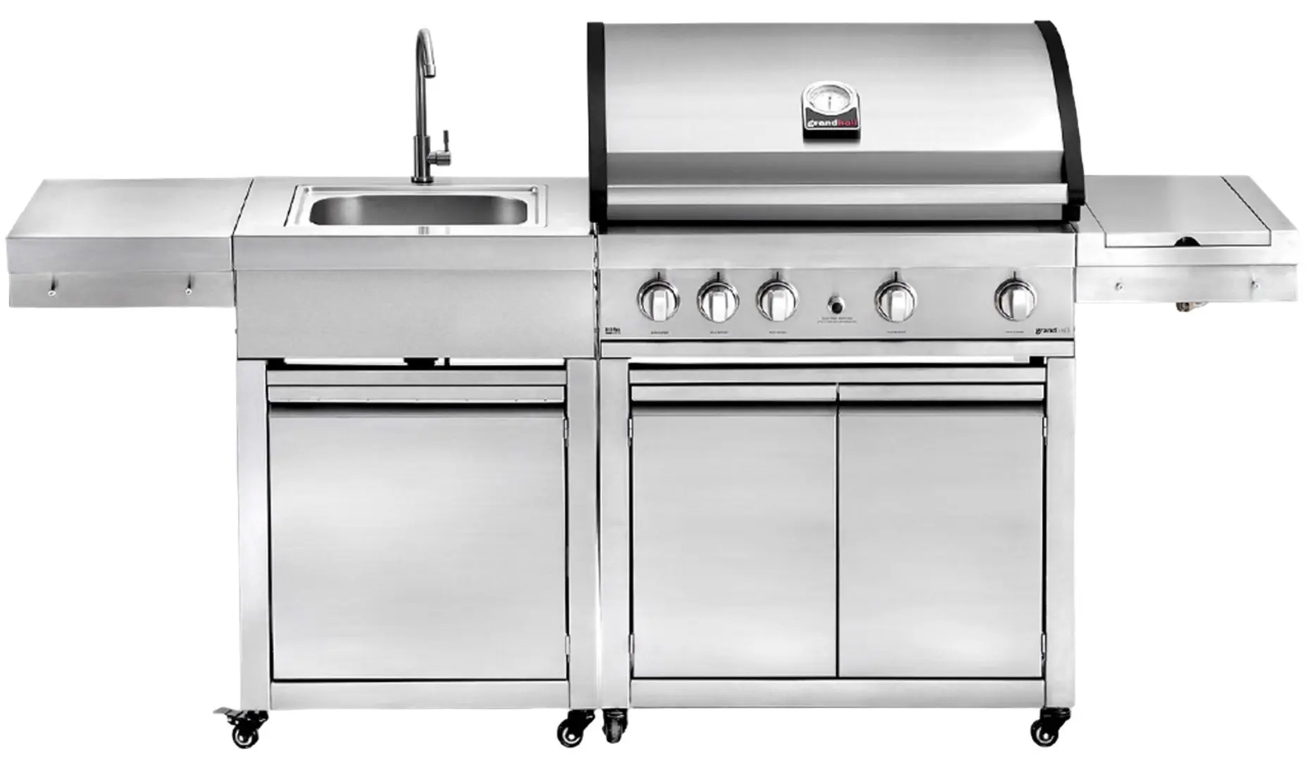 Гриль Grandhall Elite G5 K05000324A + K04000255A + K01000118A (Inox)