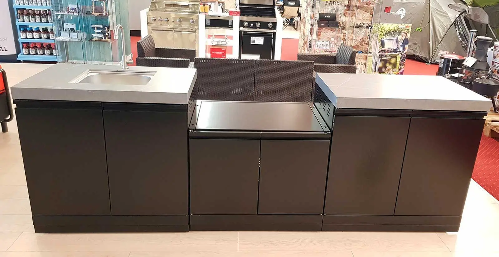 Уличная кухня без гриля Grandhall K0GK-01 (Black)