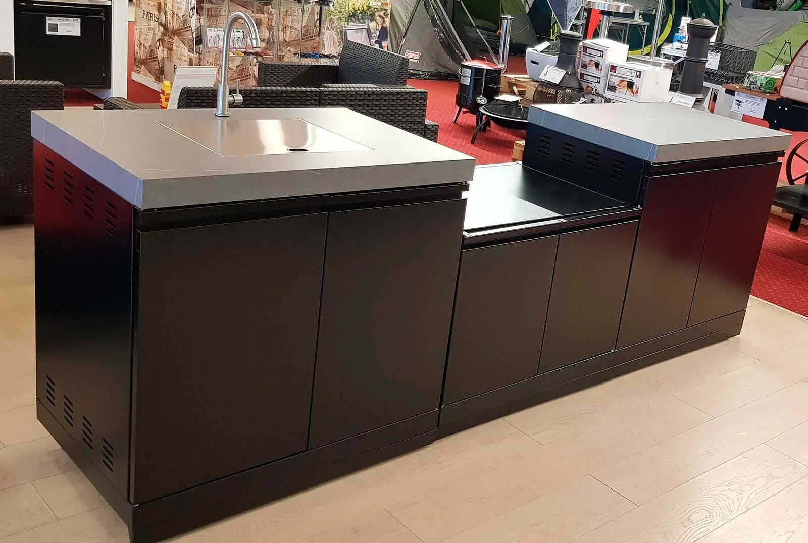 Уличная кухня без гриля Grandhall K0GK-01 (Black)