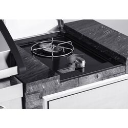 Bucatarie de exterior cu gratar pe gaz Grandhall Stone Island K04000235B + Maxim G5IB (Grey/Black) Thumb