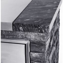 Bucatarie de exterior cu gratar pe gaz Grandhall Stone Island K04000235B + Maxim G5IB (Grey/Black) Thumb