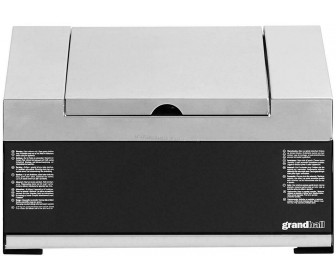 Arzator lateral pe gaz incorporabil GrandHall Side Burner (Black/Inox)