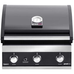 Встраиваемый газовый гриль GrandHall Premium GT3 (Black)