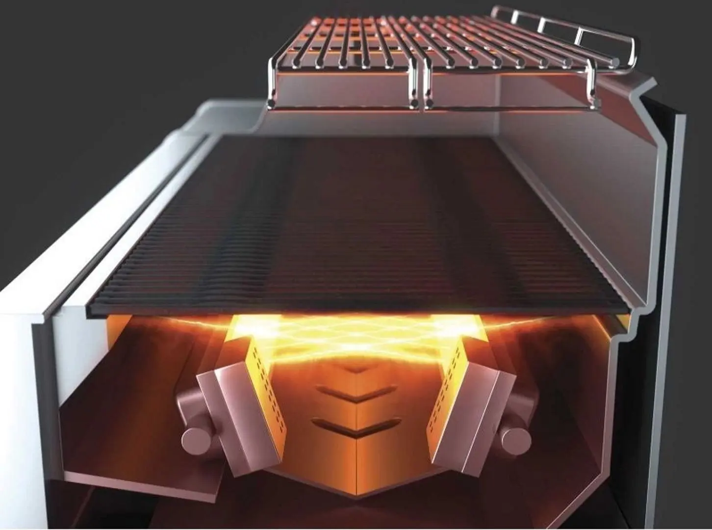 Гриль Heatstrip Crossray TCS4EU30 + TCS4-Trolly (Silver)