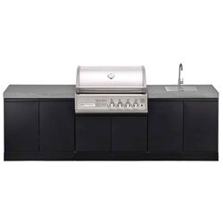 Уличная кухня с грилем Heatstrip Crossray TCS4EU30 + K0GK-01 (Black/Inox)