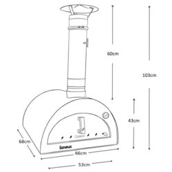 Cuptor pentru pizza Igneus Classico (Purple) Thumb