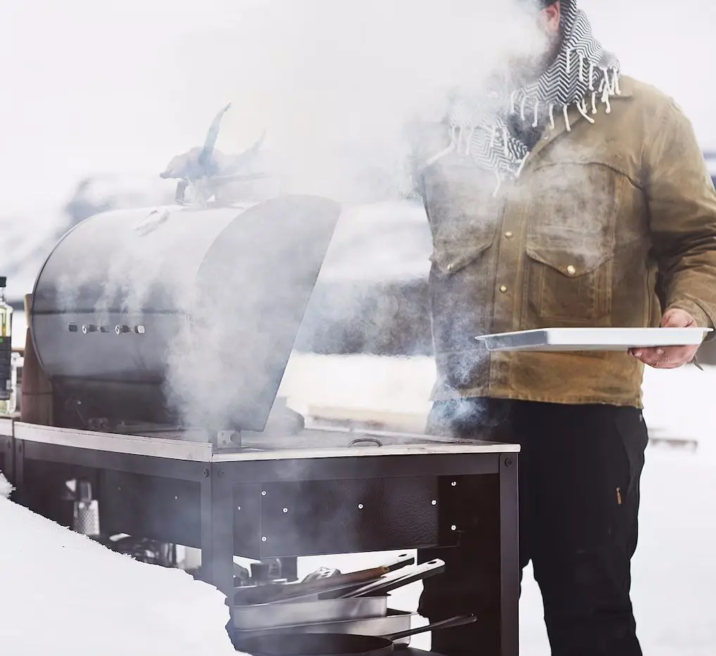 Gratar Ikea Grillskar 86x61x114 (Negru/Inox)