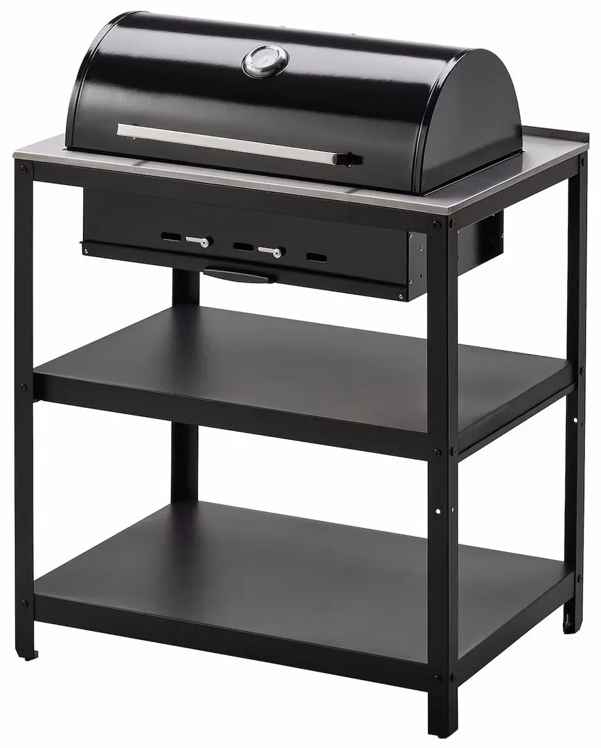 Gratar Ikea Grillskar 86x61x114 (Negru/Inox)