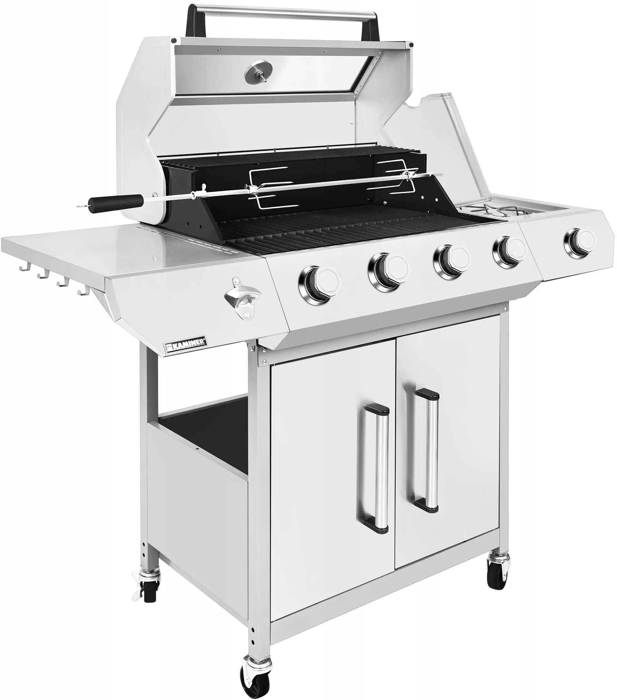 Grill pe gaz Kaminer 27422 (Inox) - 2