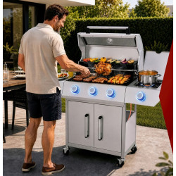 Grill pe gaz Kaminer 27422 (Inox) Thumb