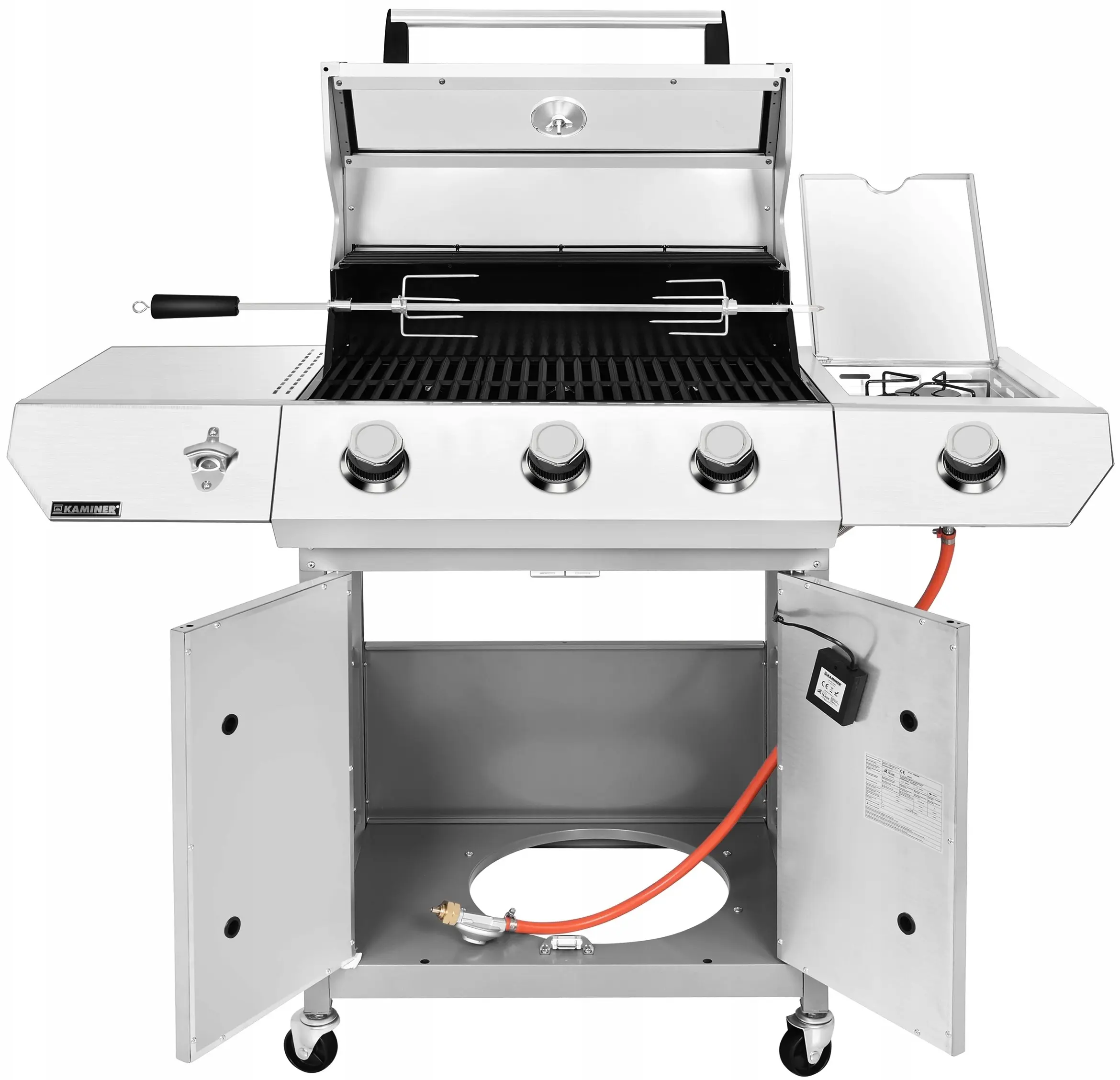 Grill pe gaz Kaminer 27422 (Inox) - 6