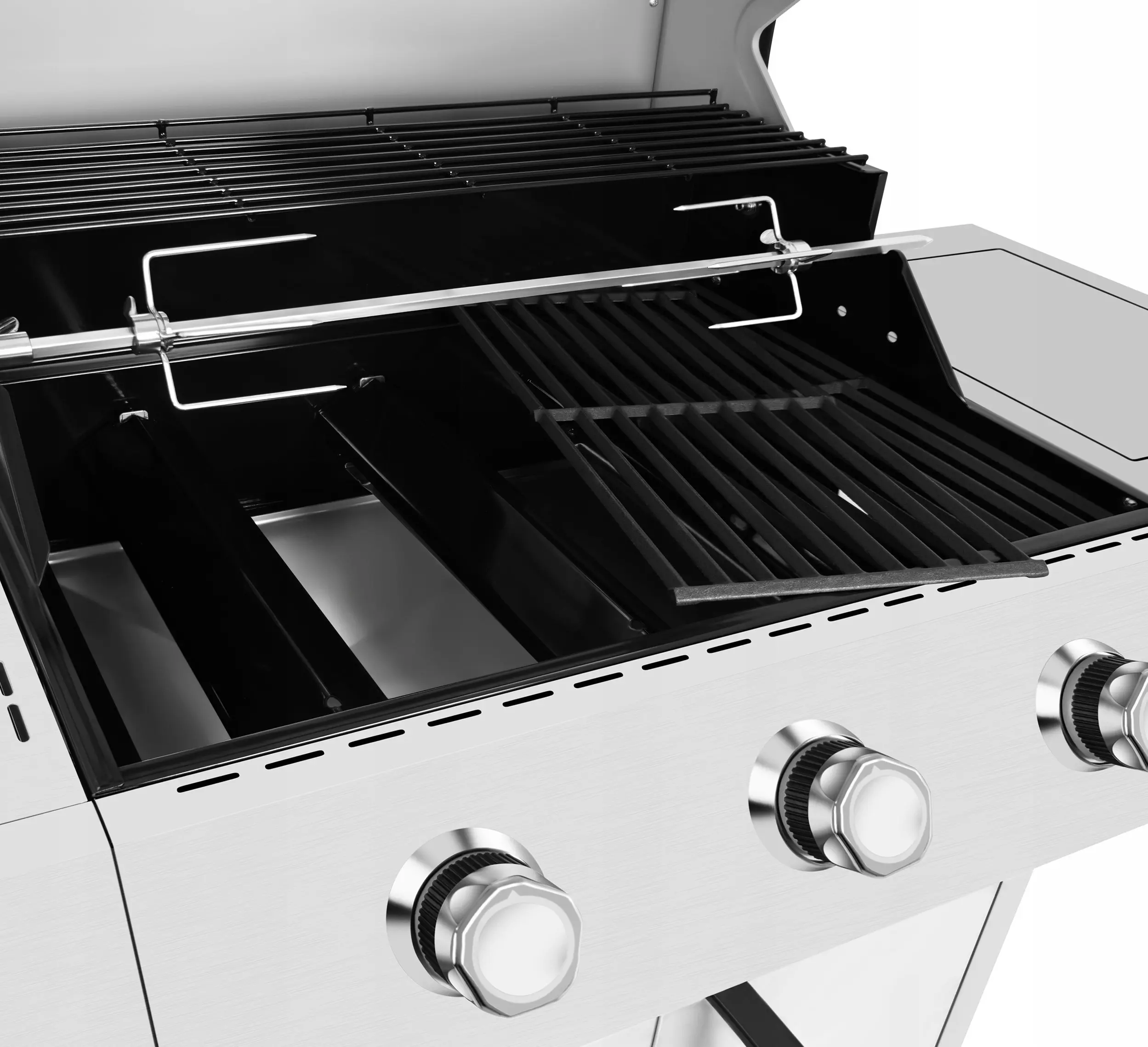 Grill pe gaz Kaminer 27422 (Inox) - 8