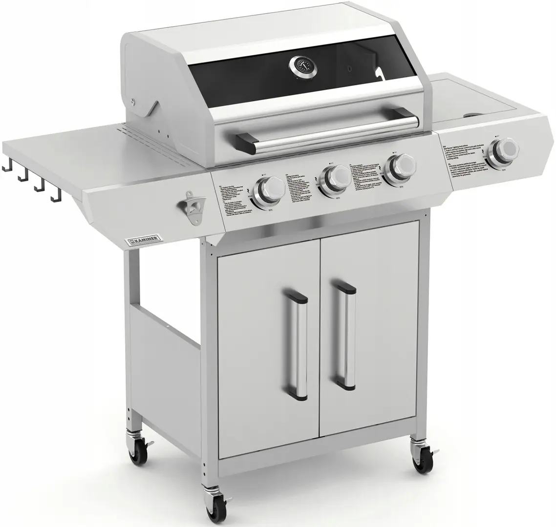 Grill pe gaz Kaminer 27422 (Inox)
