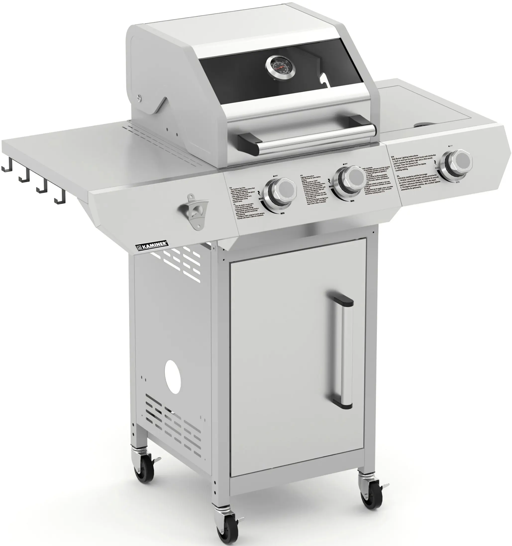 Gratar Kaminer 27421 (Inox) - 2