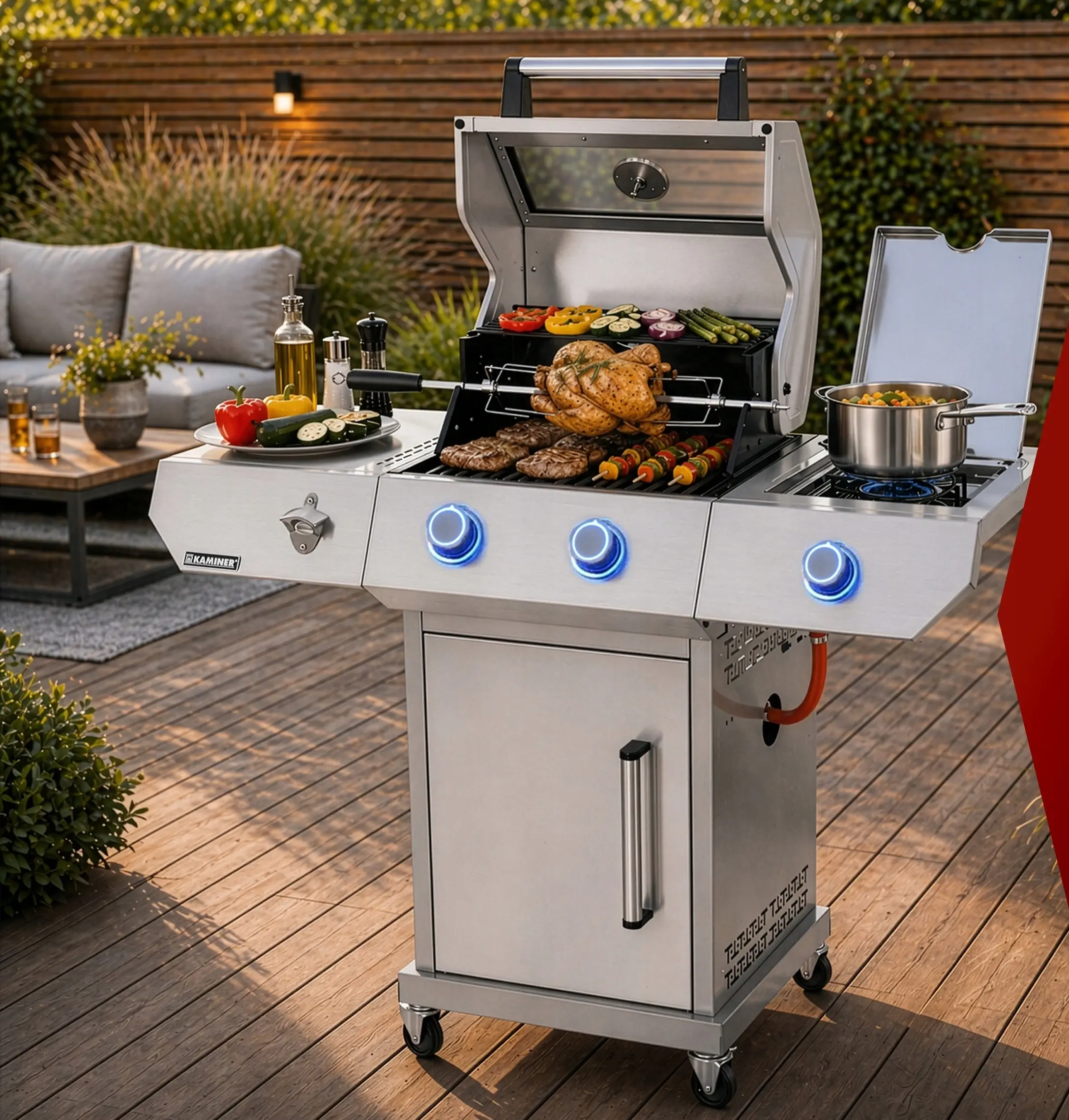 Gratar Kaminer 27421 (Inox) - 9