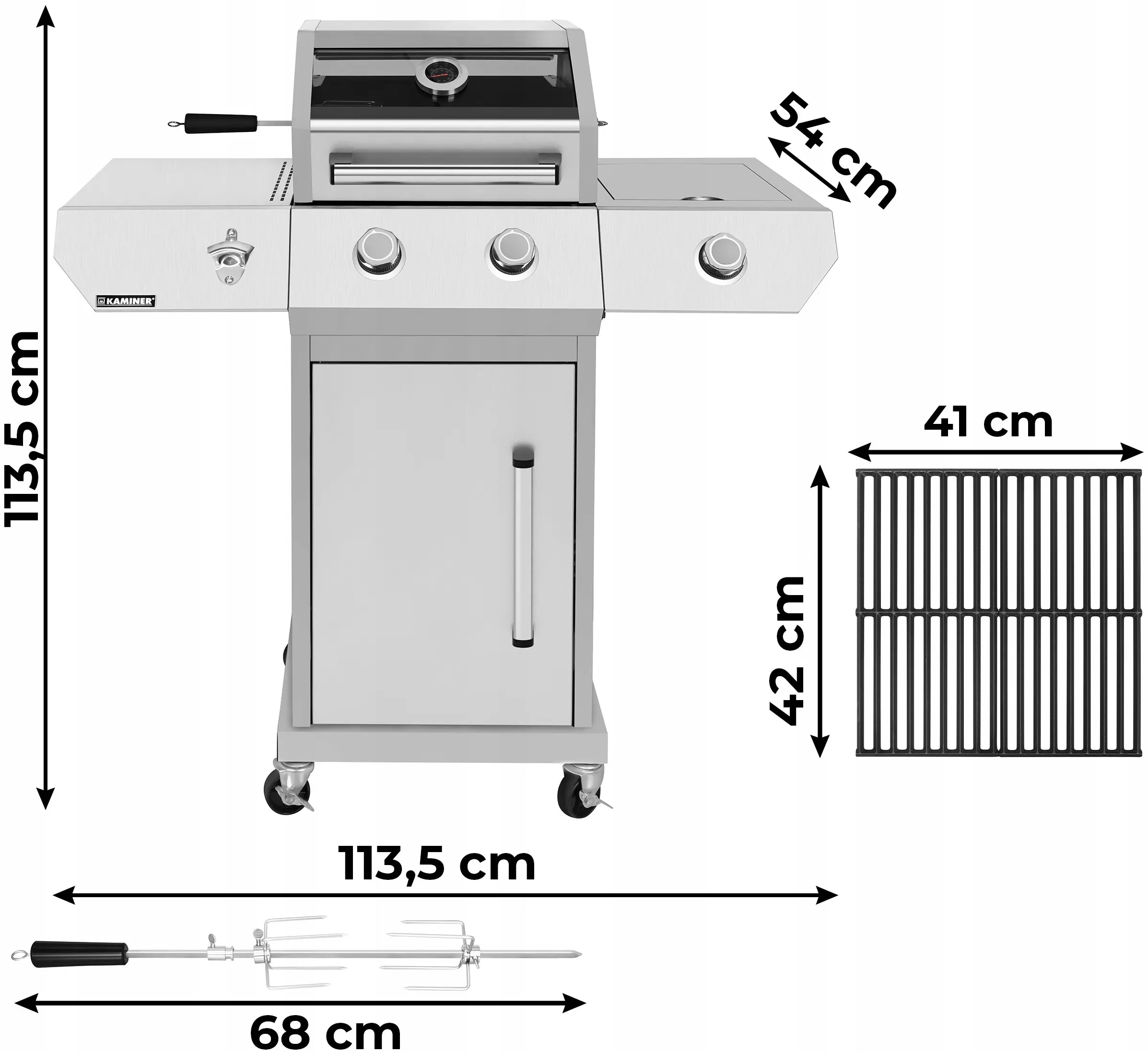 Gratar Kaminer 27421 (Inox) - 10