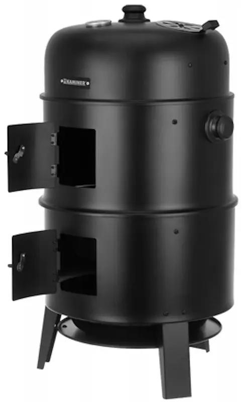 Gratar cu afumatoare Kaminer 27323 (Black) - 2