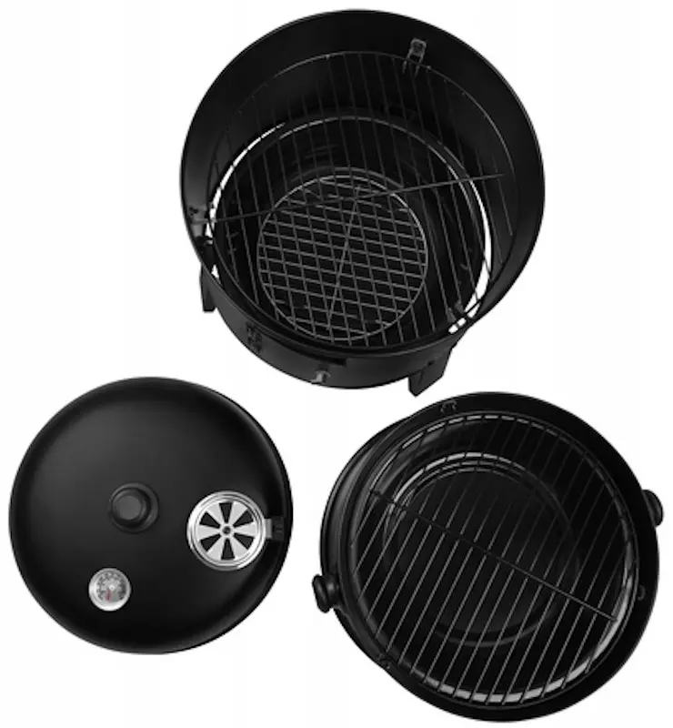 Gratar cu afumatoare Kaminer 27323 (Black) - 5