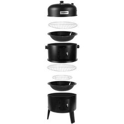 Гриль-коптильня угольная Kaminer 11826 (Black) Thumb