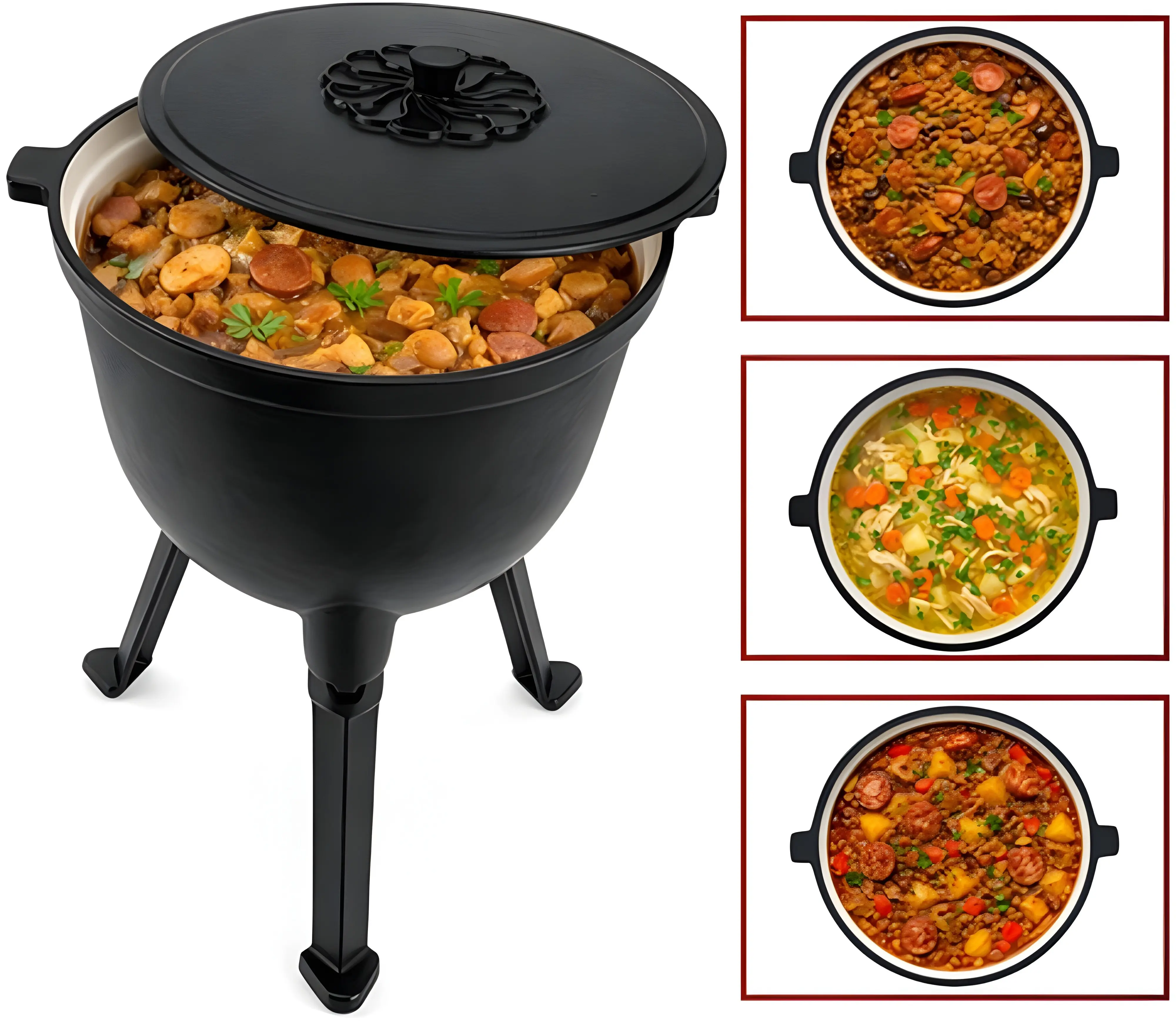 Котелок Kaminer 27376 10L (Black) - 5