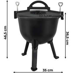 Котелок Kaminer 27376 10L (Black) Thumb