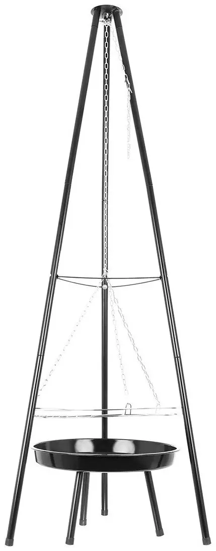 Подвесной угольный гриль Kaminer G9792 Set (Black) - 2