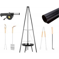 Подвесной угольный гриль Kaminer G9792 Set (Black)