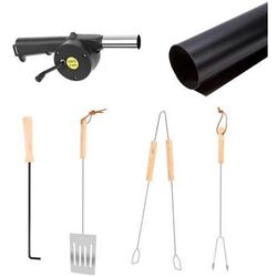 Подвесной угольный гриль Kaminer G9792 Set (Black) Thumb