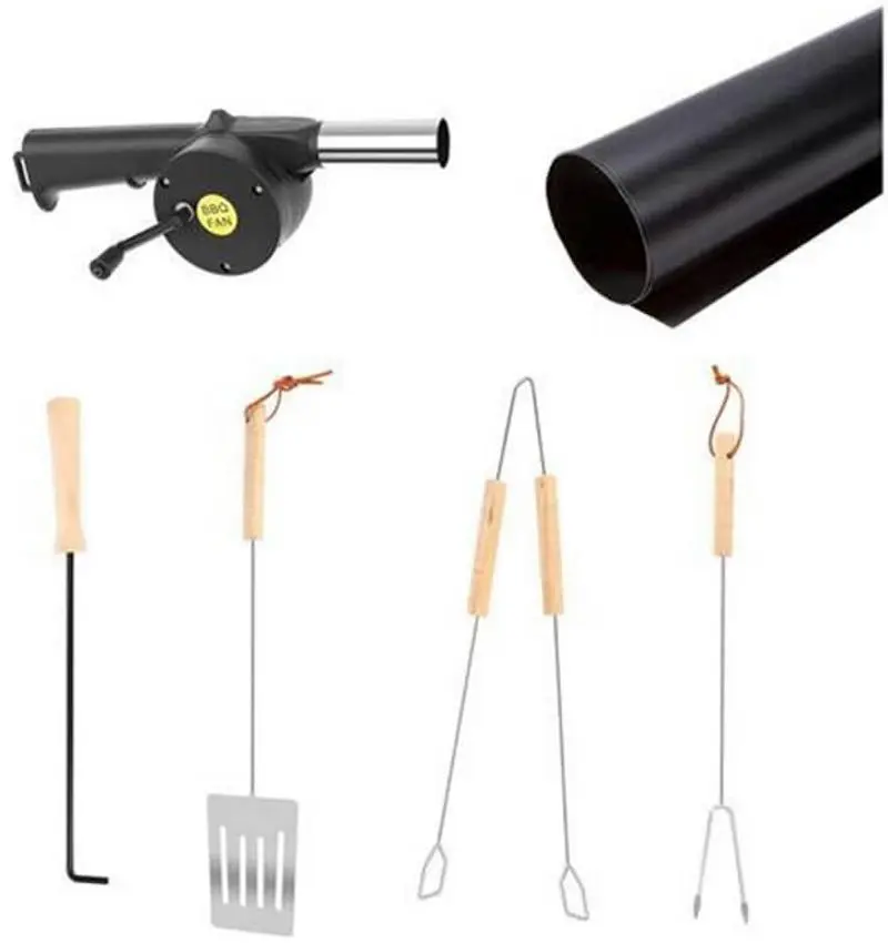 Подвесной угольный гриль Kaminer G9792 Set (Black) - 6