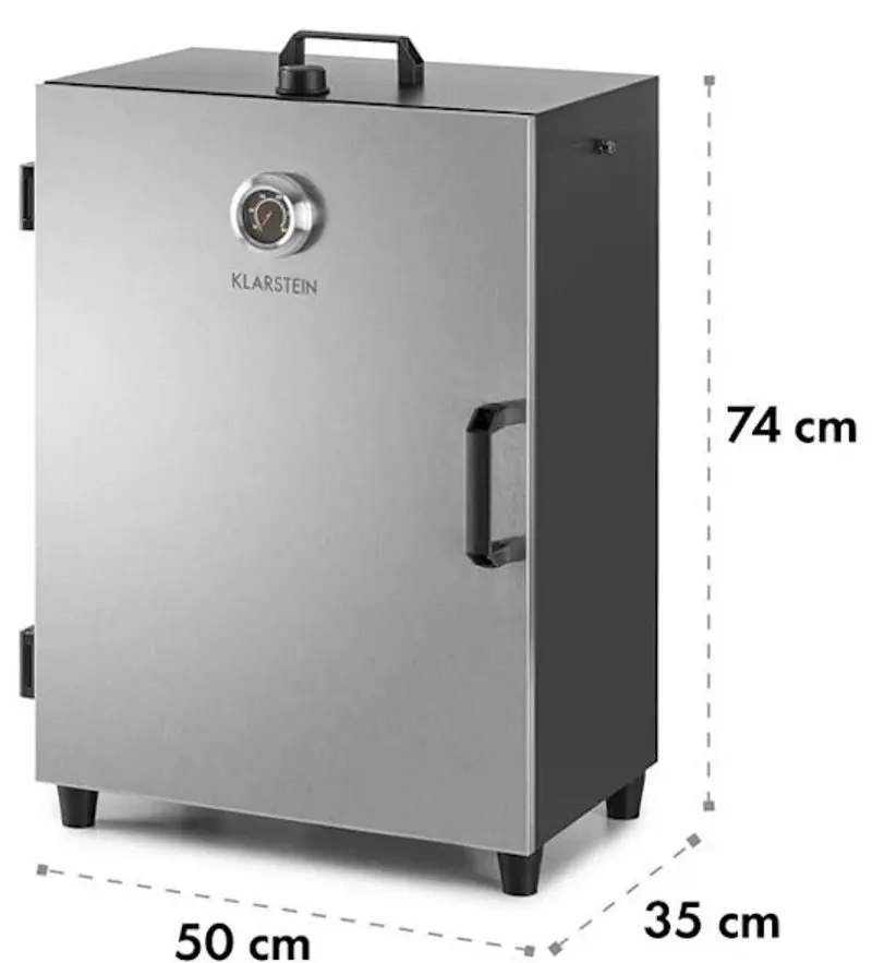 Afumatoare Klarstein Flintstone Steel (Silver)