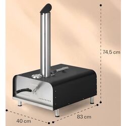 Cuptor pentru pizza Klarstein Diavolo (Black/Inox) Thumb