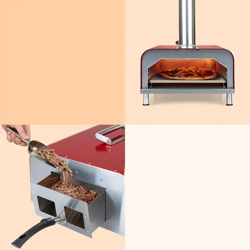 Cuptor pentru pizza Klarstein Diavolo (Red/Inox) - 2