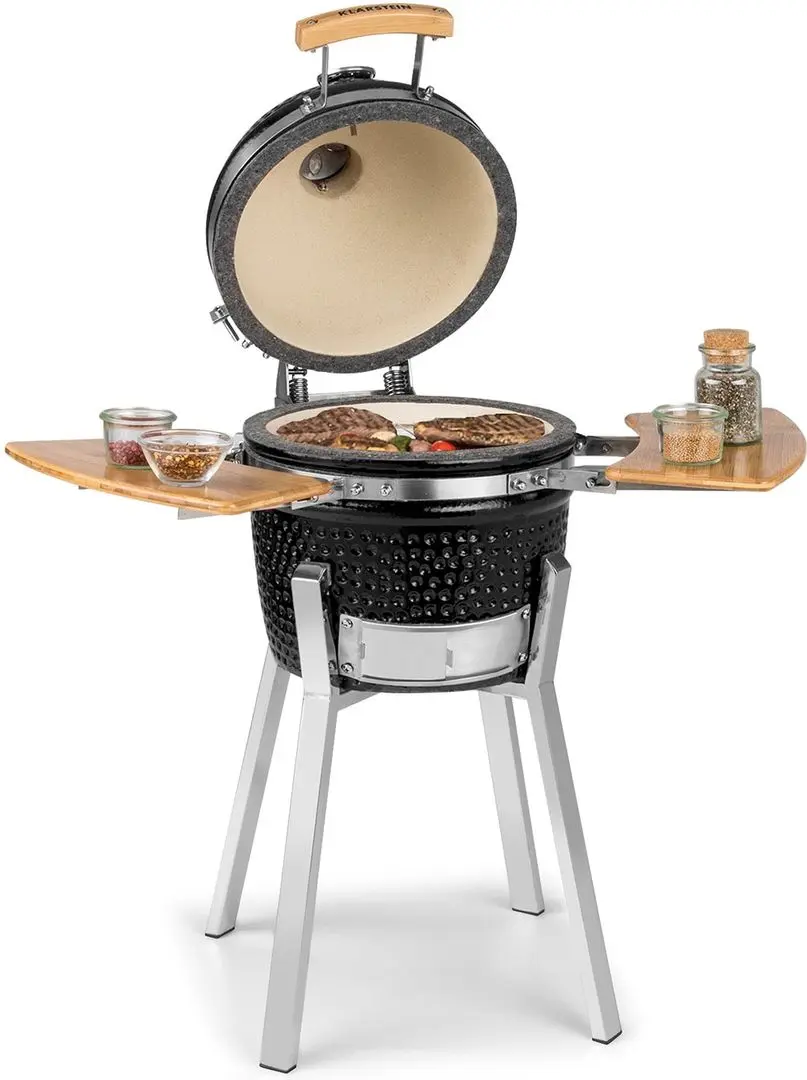Gratar cu carbuni Klarstein Princesize Pro (Black/Silver) - 2