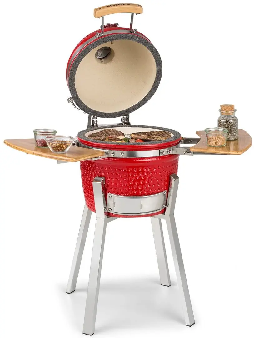 Gratar cu carbuni Klarstein Princesize Pro (Red/Silver) - 2