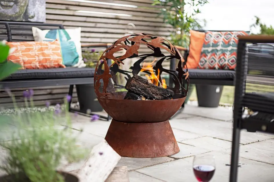 Semineu pentru foc a Hacienda Swallows Fire GlobeL (Natural Oxide) - 2