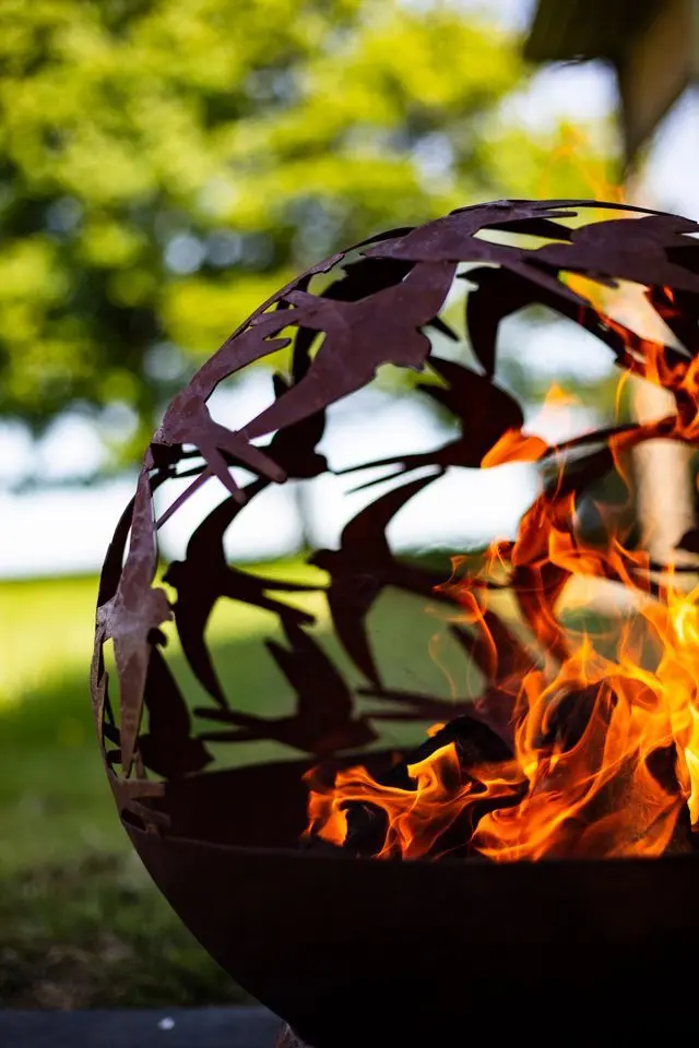 Semineu pentru foc a Hacienda Swallows Fire GlobeL (Natural Oxide) - 3