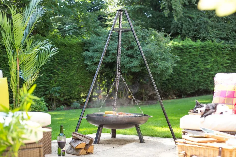 Grill cu trepied suspendat La Hacienda Tripod (Black) - 3