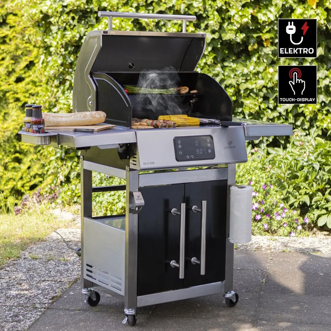 Gratar electric Landmann EG-II-590SSXX 01992 (Silver)