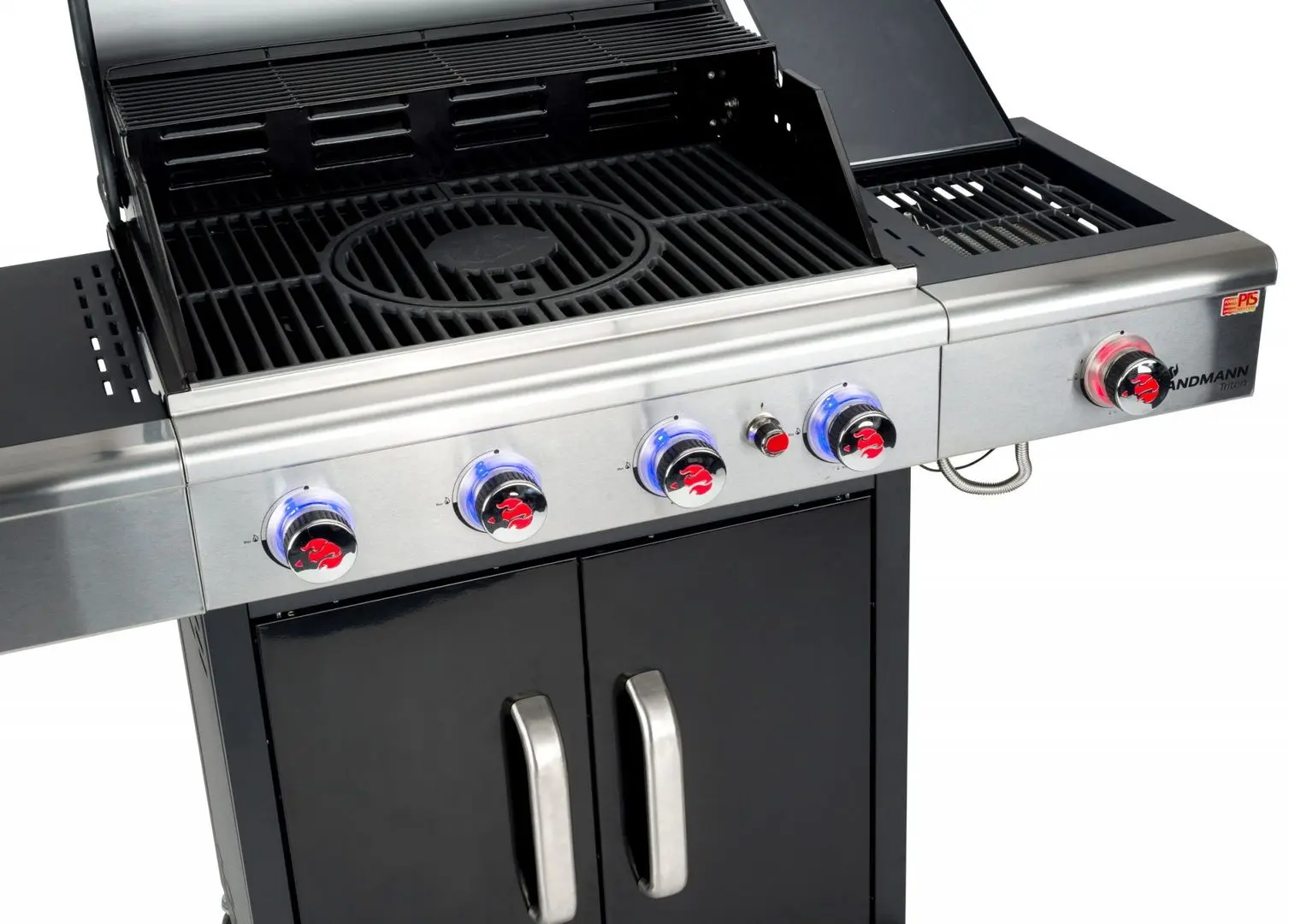 Gratar pe gaz Landmann Triton Maxx PTS 4.1 (Black/Inox)