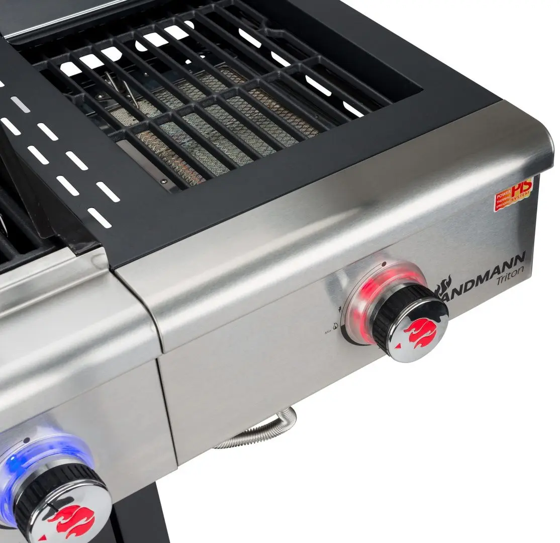 Gratar pe gaz Landmann Triton Maxx PTS 4.1 (Black/Inox)