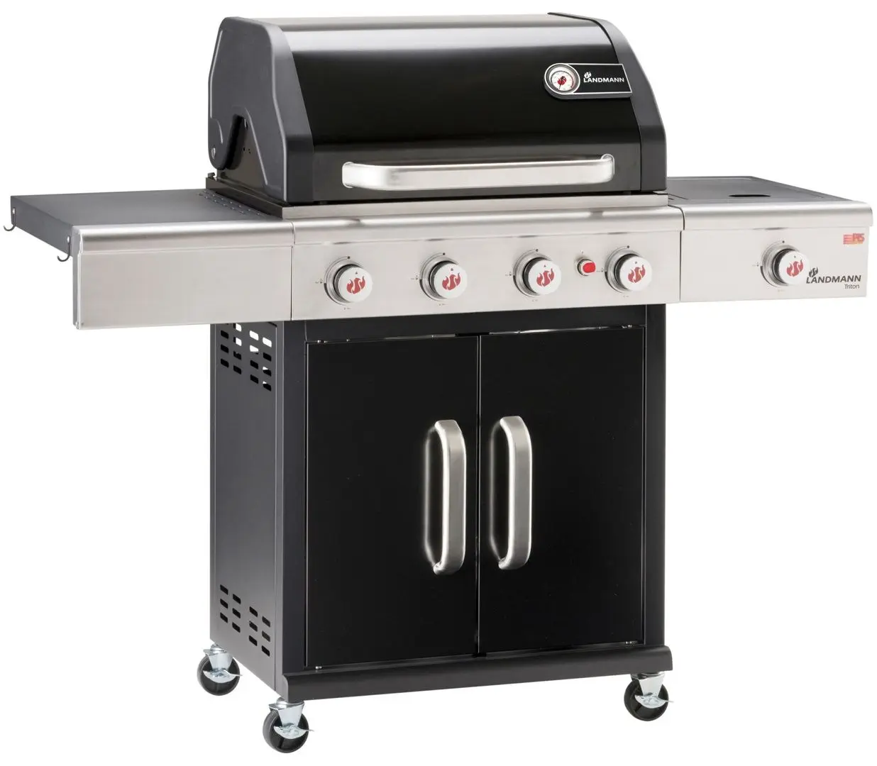 Gratar pe gaz Landmann Triton Maxx PTS 4.1 (Black/Inox)