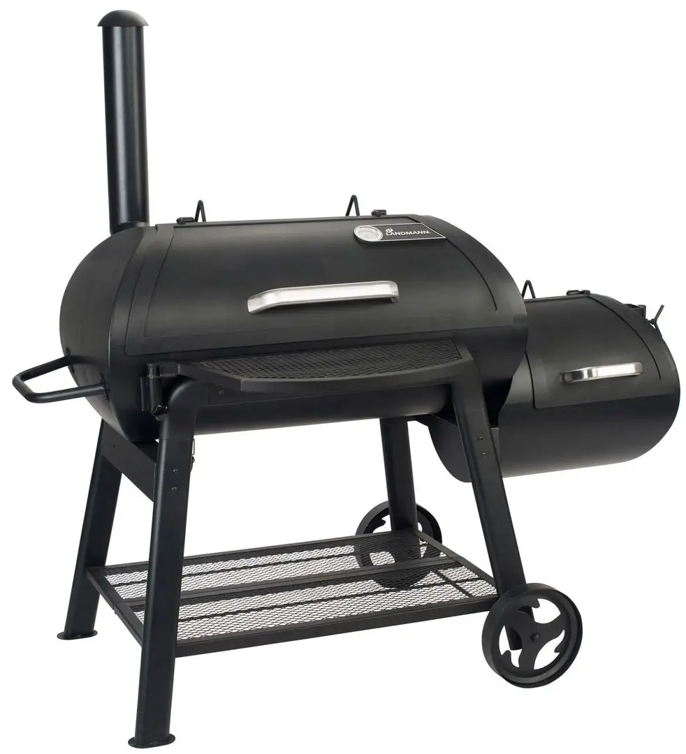 Gratar cu afumatoare Landmann Vinson 500 (Black)
