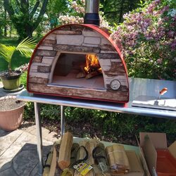 Cuptor pentru pizza Authentic Pizza Ovens Maximus Prime (Red) Thumb