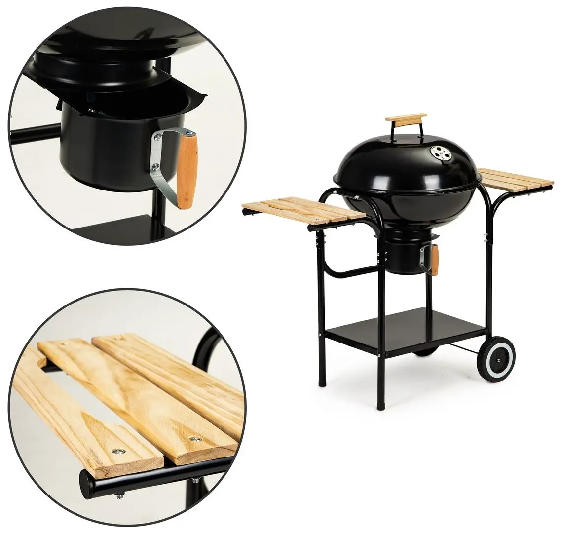 Gratar Modern Home A-K18T (Black/Wood)